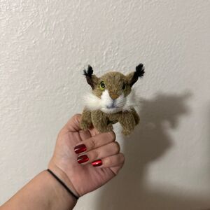 Folkmanis Mini Bobcat Finger Puppet